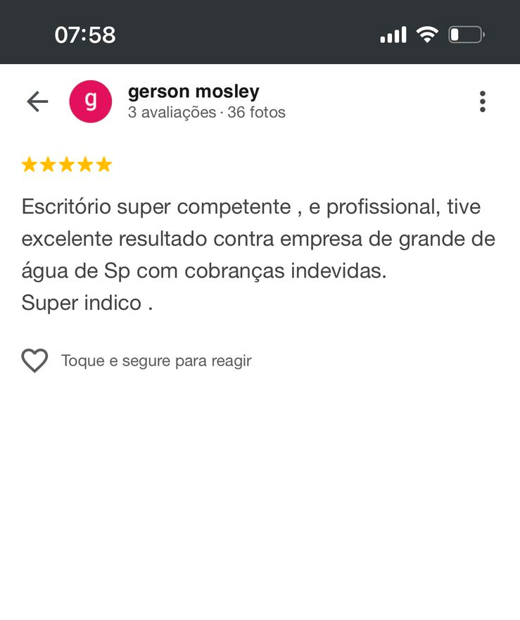 Depoimento Gerson Mosley